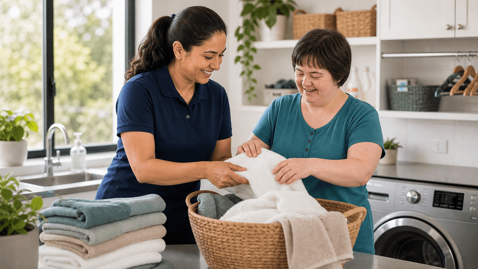 KIT Care support team helping participants in daily life