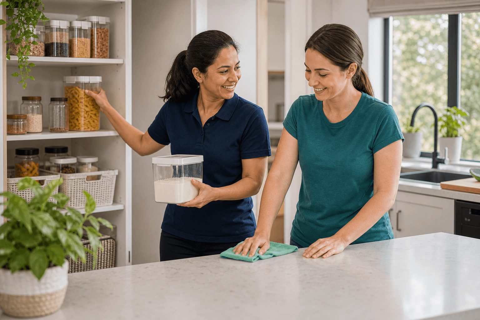 Kitchen routines for Household Tasks